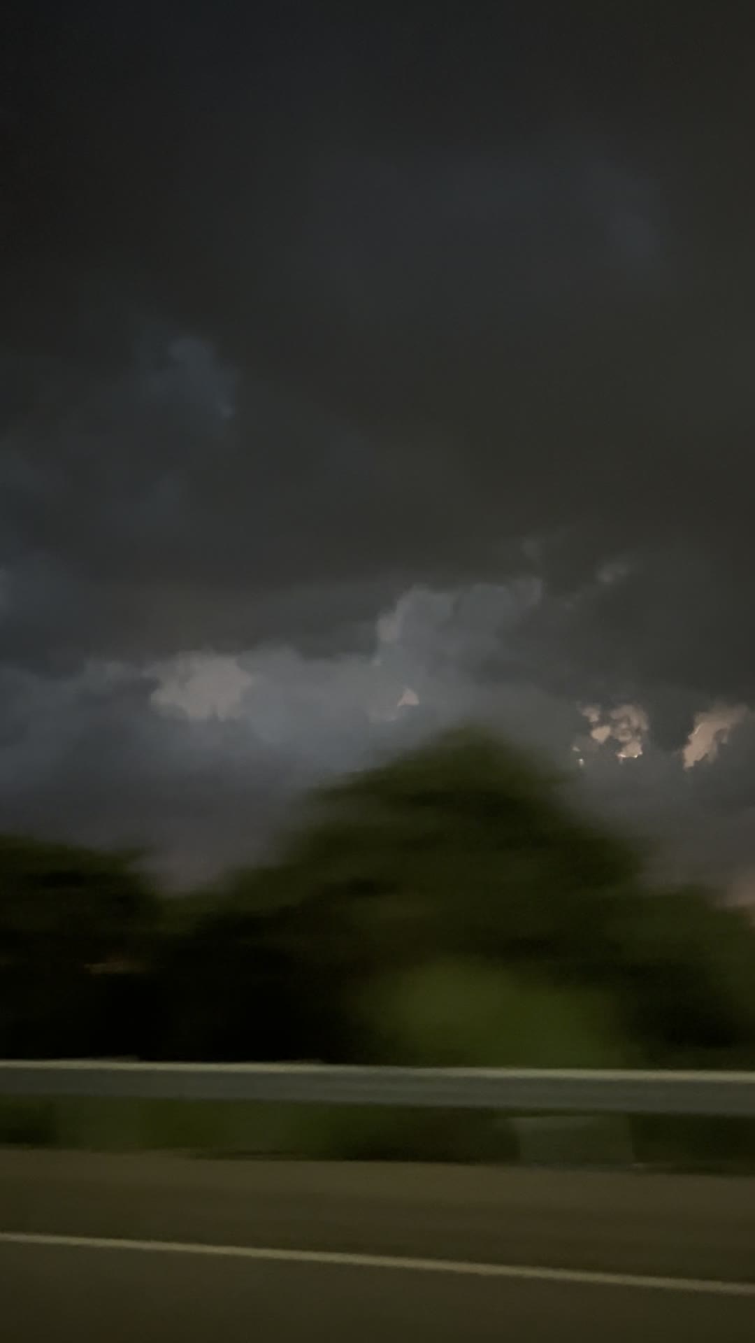 trying to beat the storm